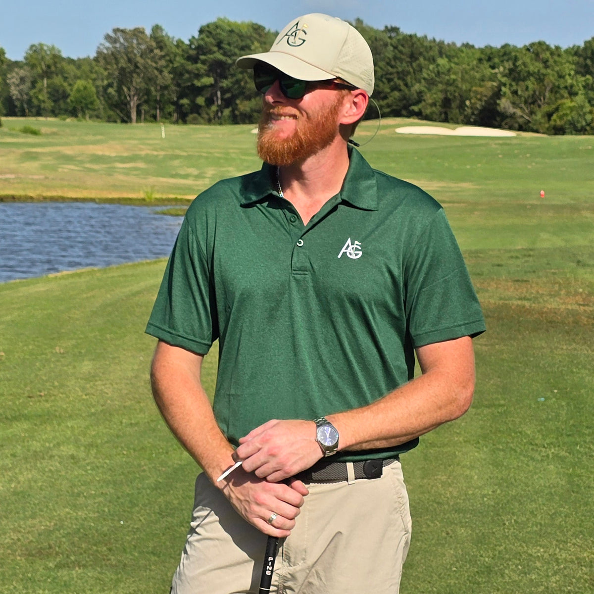 In The Rough Green Performance Polo