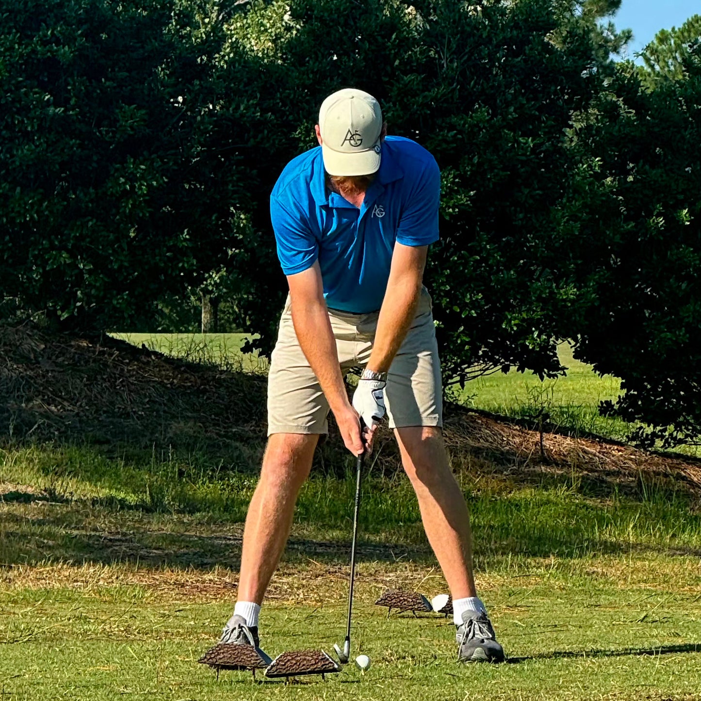 Water Hazard Blue Performance Polo