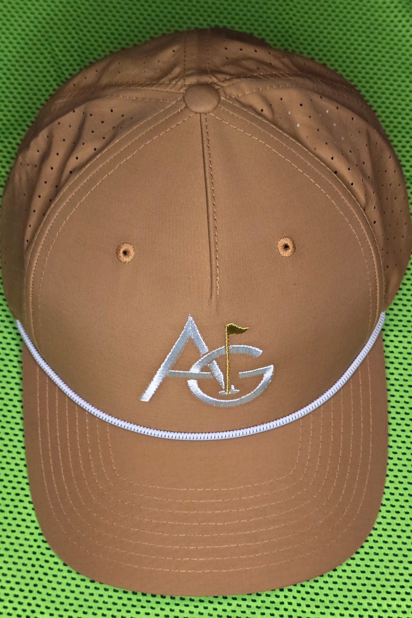 Awkward Golf Performance Hat - Burnt Orange