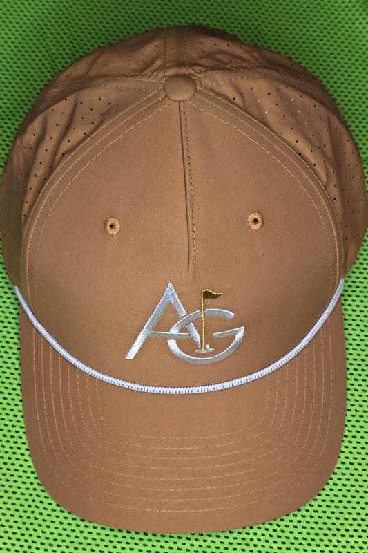 Awkward Golf Performance Hat - Burnt Orange